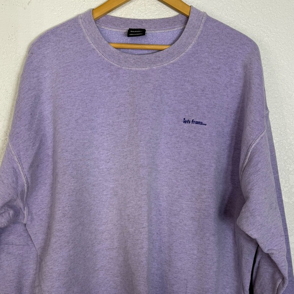 Iets Frans Lavender Heather crewneck Sweatshirt Casual Relax Unisex Streetwear - Picture 2 of 8